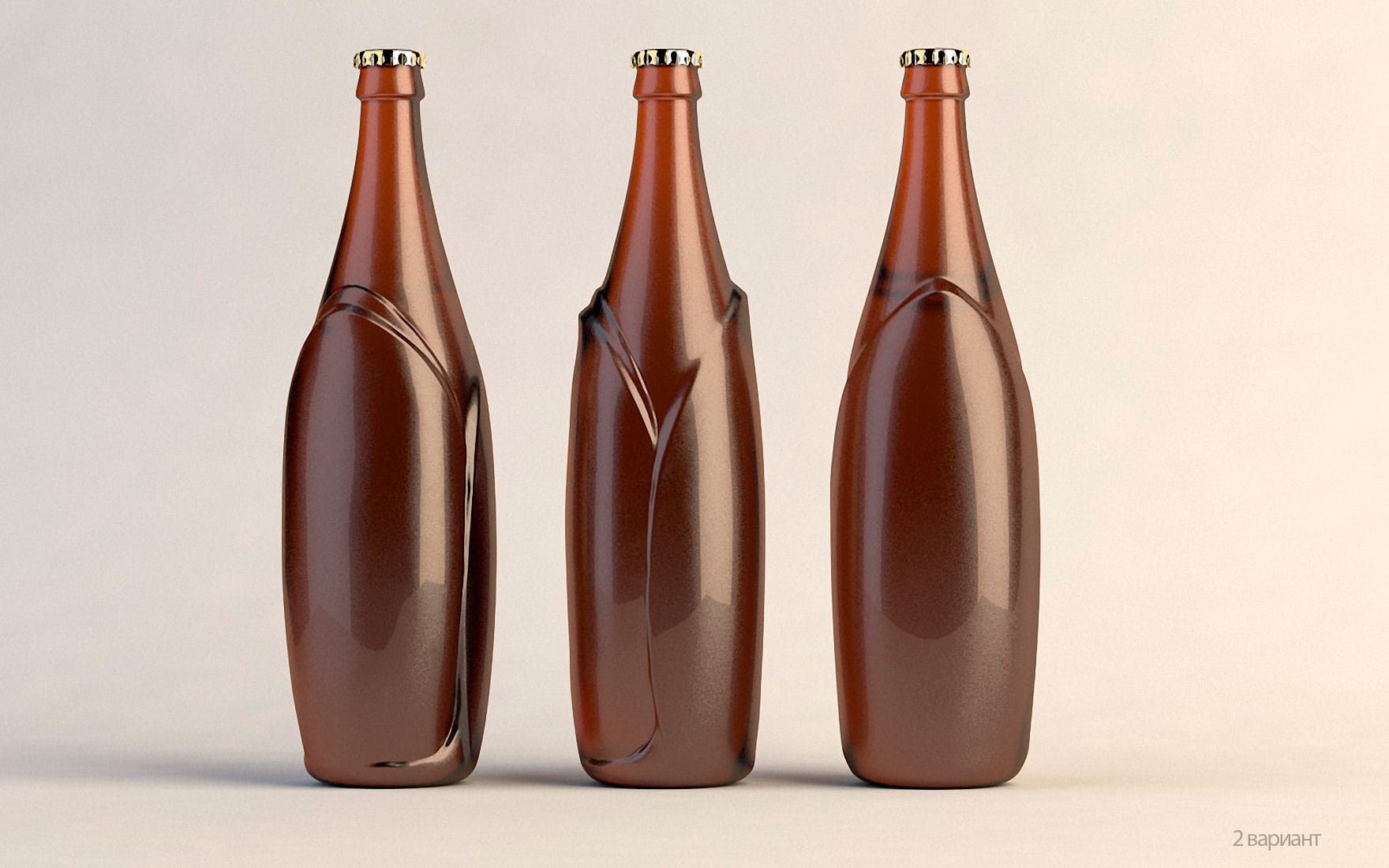 Дизайн стеклянной тары пива