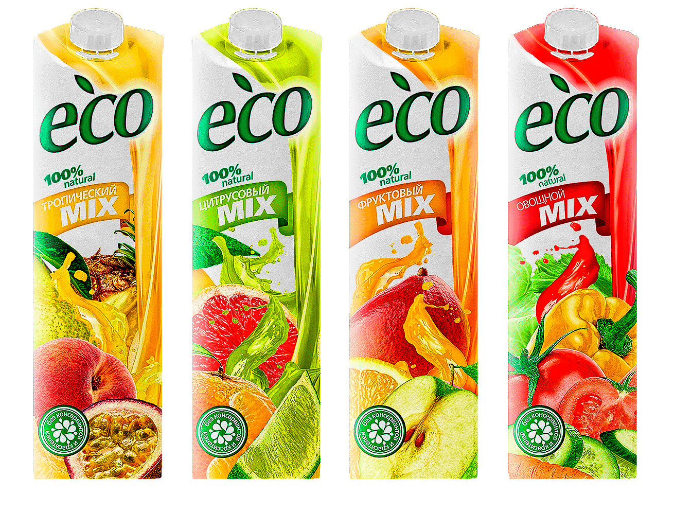 Дизайн упаковки сока Eco, стоимсоть разработки