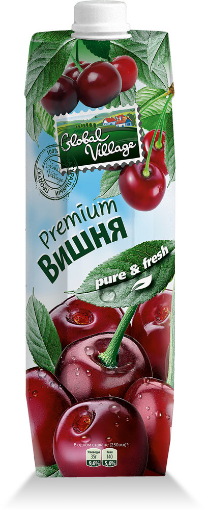 Дизайн упаковки соков  «Global Village»